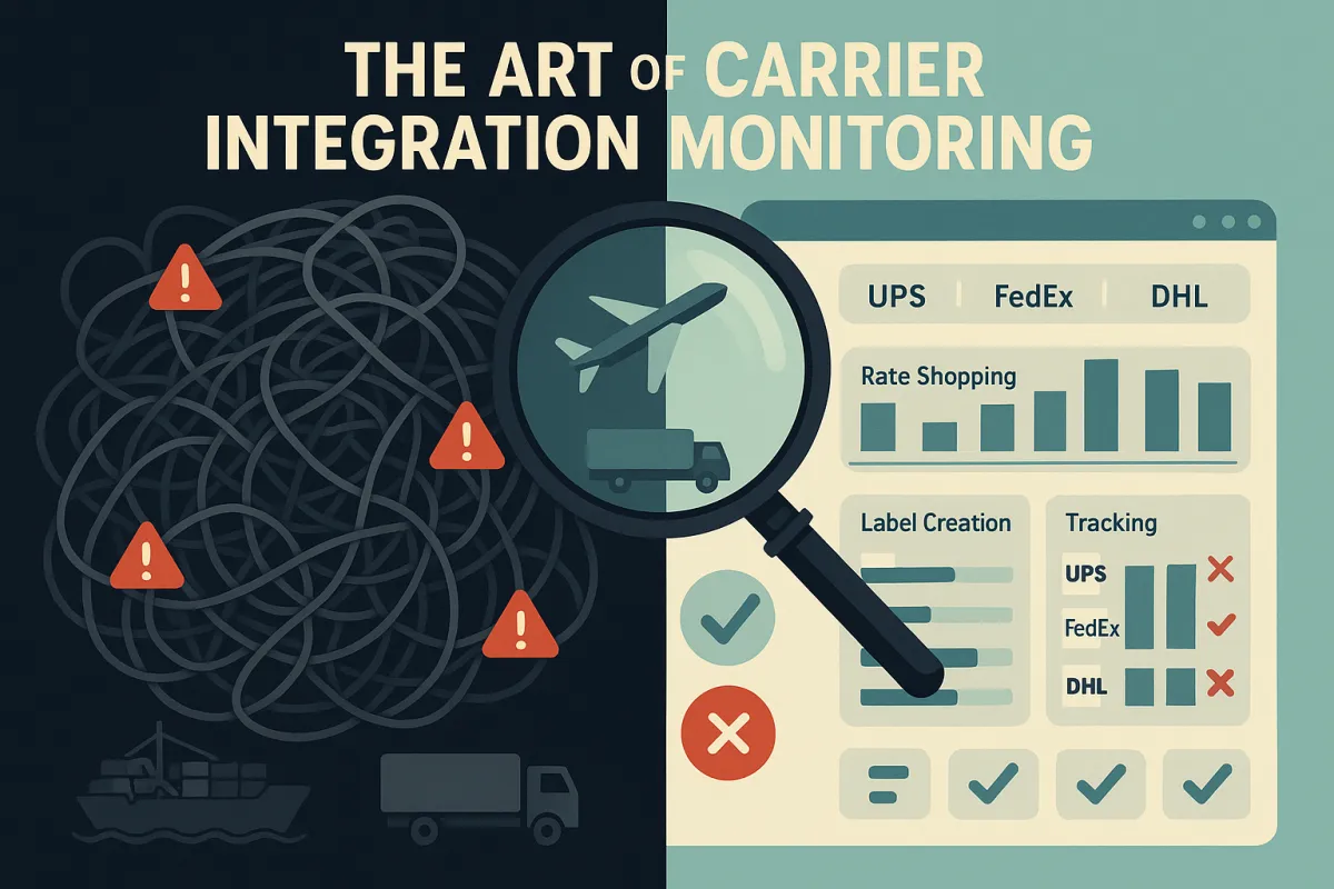 Production-Ready API Monitoring for Carrier Integration: Detecting Version Changes and Outages Before They Break Shipments